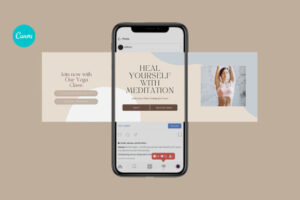 Transform Your Instagram Feed with the 'Feel the Yoga' Canva Puzzle Template - Image 4