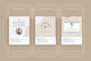Transform Your Instagram Feed with the 'Feel the Yoga' Canva Puzzle Template - Image 2