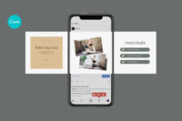 Elevate Your Instagram with the Feel the Yoga Canva Puzzle Template - Image 4