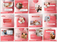 👶 “A Mother’s Touch in Every Post”- 🎀 The Maternity Mini-Vault 25 Done-for-You Canva Templates