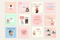 Elevate Your Wellness Brand with the Yoga Coach 100  Instagram Templates - Image 9