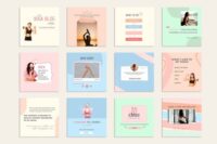 Elevate Your Wellness Brand with the Yoga Coach 100  Instagram Templates - Image 8