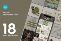 Elevate Your Instagram Feed with the Yoga Guidance Puzzle Template