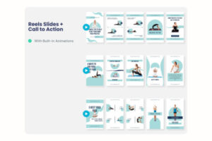 Yoga Instagram Reels Templates (30+ Canva Designs) - Image 3