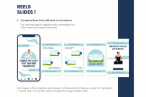 Yoga Instagram Reels Templates (30+ Canva Designs) - Image 4