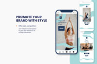 Yoga Instagram Stories Templates (18+ Editable Canva Designs) - Image 3