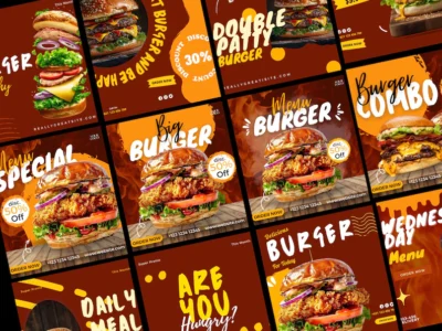 300+ Burger Instagram Templates That Make Your Brand Look Like a $10M Fast-Food Franchise (Even If You're Just Starting Out)”