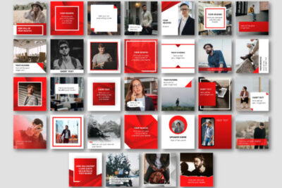 The Digital Marketing + Community Manager Canva Template Mega Bundle