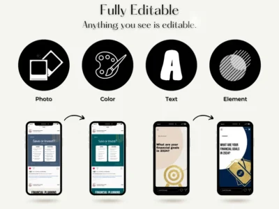 100+ Financial & Legal Instagram Templates – Editable Canva Posts for Finance Coaches, Advisors & Legal Experts - Image 4