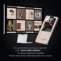 50+ Micropigmentation & PMU Instagram Templates – Editable Canva Bundle for Beauty Clinics & Artists - Image 17