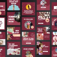 🍦“Don’t Just Post. Make Your Desserts Sell Themselves.” 50+ Sweet, Scroll-Stopping Canva Templates for Dessert Shops, Ice Cream Parlors & Treat Brands That Want to Sell Out — Daily. - Image 12