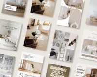 50+ interior design Canva Instagram Templates