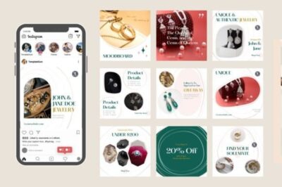 The High-Converting Jewelry Instagram Template Pack -  Perfect for online stores, handmade creators, and luxury sellers - Image 2