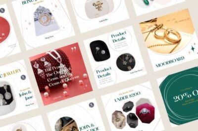 The High-Converting Jewelry Instagram Template Pack -  Perfect for online stores, handmade creators, and luxury sellers