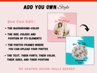 👶 “A Mother’s Touch in Every Post”- 🎀 The Maternity Mini-Vault 25 Done-for-You Canva Templates - Image 2