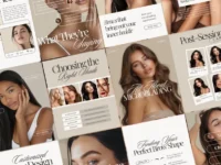 50+ Micropigmentation & PMU Instagram Templates – Editable Canva Bundle for Beauty Clinics & Artists