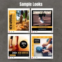 Bold & Stylish Shoe Instagram  Canva Templates – Promote Sneakers, Heels & Tennis Shoes Like a Pro! - Image 3