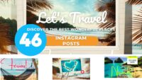 46 Travel Agency Instagram Post Templates – Editable Canva Kit for Tour Companies & Travel Creators